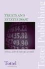 Image for Trusts and Estates