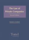 Image for The Law of Private Companies