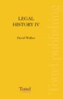 Image for Legal History of Scotland : The Seventeenth Century : v. 4