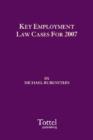 Image for Key Employment Law Cases for 2007
