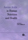 Image for Amino Acids in Human Nutrition and Health