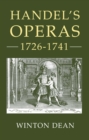 Image for Handel&#39;s Operas, 1726-1741