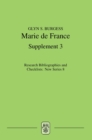 Image for Marie de France: an analytical bibliography.