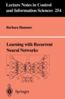 Image for Learning with recurrent neural networks
