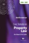 Image for Core Statutes on Property Law