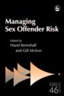 Image for Managing sex offender risk