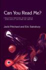 Image for Can You Read Me?: Creative Writing With Child and Adult Victims of Abuse