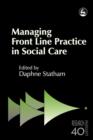 Image for Managing front line practice in social work