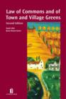 Image for Law of Commons and of Town and Village Greens