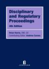 Image for Disciplinary and Regulatory Proceedings