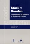 Image for Stack v Dowden  : co-ownership of property by unmarried parties