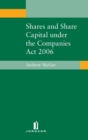 Image for Shares and Share Capital under the Companies Act 2006