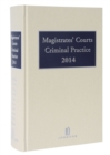 Image for Magistrates&#39; Courts Criminal Practice 2014
