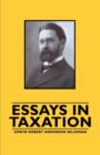 Image for Essays in Taxation