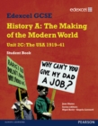 Image for Edexcel GCSE Modern World History Unit 2C The USA 1919-41 Student Book