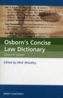 Image for Osborn&#39;s Concise Law Dictionary