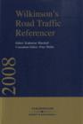 Image for Wilkinson&#39;s Road Traffic Referencer 2008