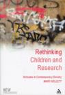 Image for Rethinking children and research