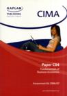 Image for CIMA PAPER C04 ASSESSMENT KIT