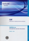 Image for (INT) Implementing Auditing Procedures - Exam Kit : Paper 8