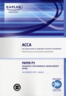 Image for P5 Advanced Performance Management APM : Complete Text