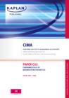 Image for Fundamentals of business mathematics  : CIMA paper C03: Study text, CIMA certificate in business accounting