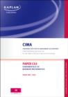 Image for CIMA paper C03, fundamentals of business mathematics: Study text, CIMA certificate in business accounting