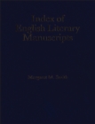 Image for Index of English Literary Manuscripts: Volume 3, Part 4, Sterne-Young