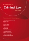 Image for A guide to criminal law