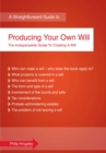 Image for A straightforward guide to producing your own will