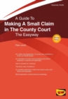 Image for A guide to making a small claim in the county court the easyway