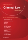 Image for A Guide To Criminal Law