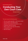 Image for Conducting Your Own Court Case : An Emerald Guide