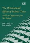 Image for The distributional effects of indirect taxes  : models and applications from New Zealand