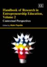 Image for Handbook of research in entrepreneurship education  : a contextual perspectiveVol. 2