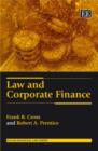 Image for Law and Corporate Finance