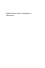 Image for Public choice and the challenges of democracy