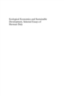 Image for Ecological economics and sustainable development: selected essays of Herman Daly