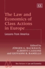 Image for The law and economics of class actions in Europe  : lessons from America