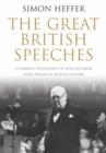 Image for Great British speeches