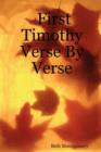 Image for First Timothy Verse By Verse