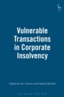 Image for Vulnerable transactions in corporate insolvency