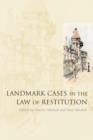 Image for Landmark cases in the law of restitution