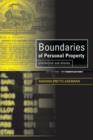 Image for Boundaries of personal property: shares and sub-shares