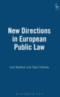 Image for New directions in European public law