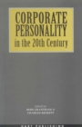 Image for Corporate personality in the 20th century