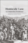 Image for Homicide law in comparative perspective