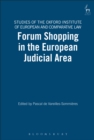 Image for Forum shopping in the European judicial area