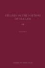 Image for Studies in the history of tax law. : Volume 5