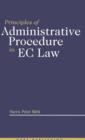 Image for Principles of administrative procedure in EC law.